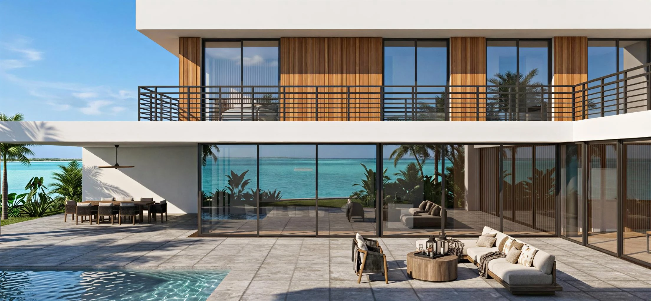 Sunny Beach · Garden Villas — visualización del diseño 2