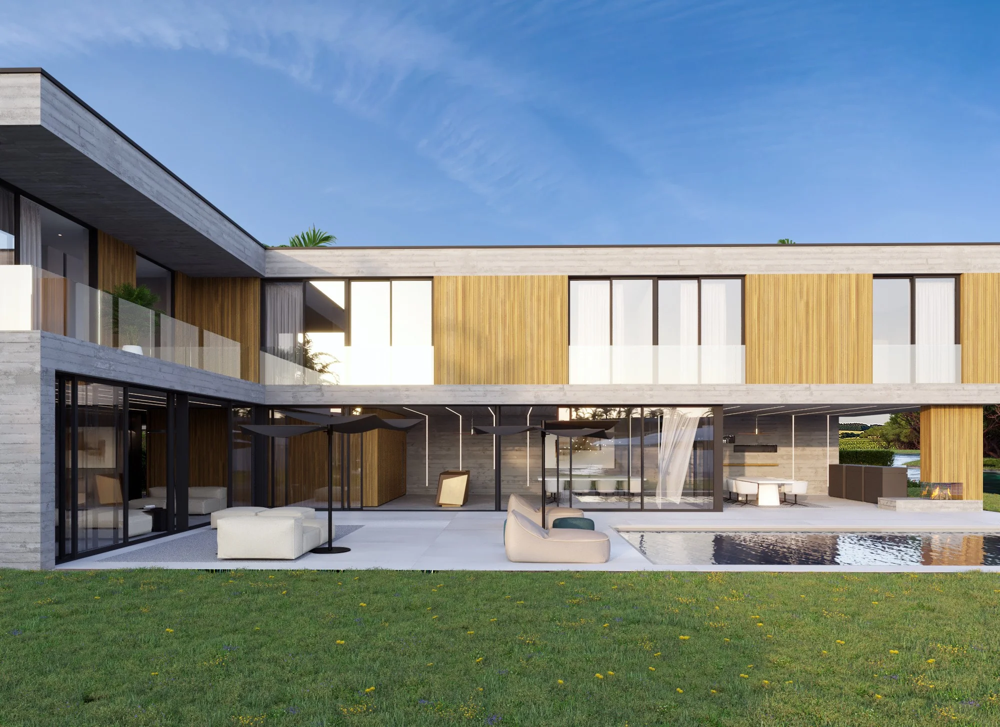 Concepto arquitectónico original de STEININGER para Coral Villas