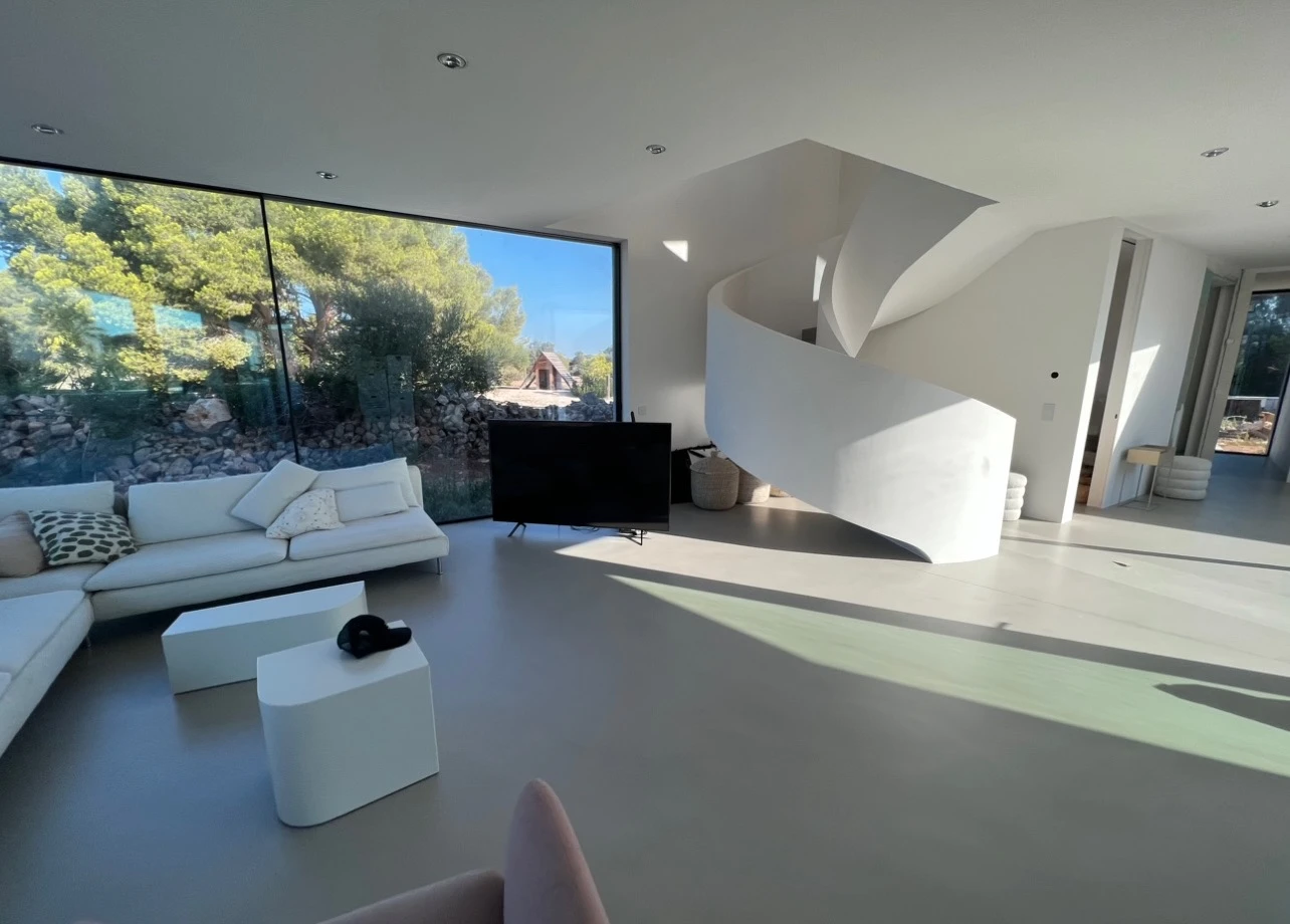 Light-filled interiors · actual photograph