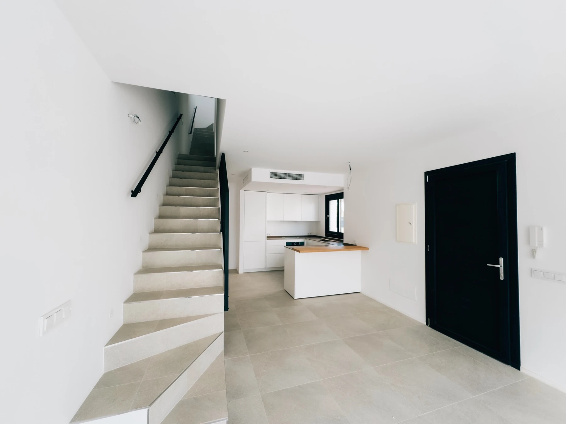 Clean lines, open spaces · actual photograph