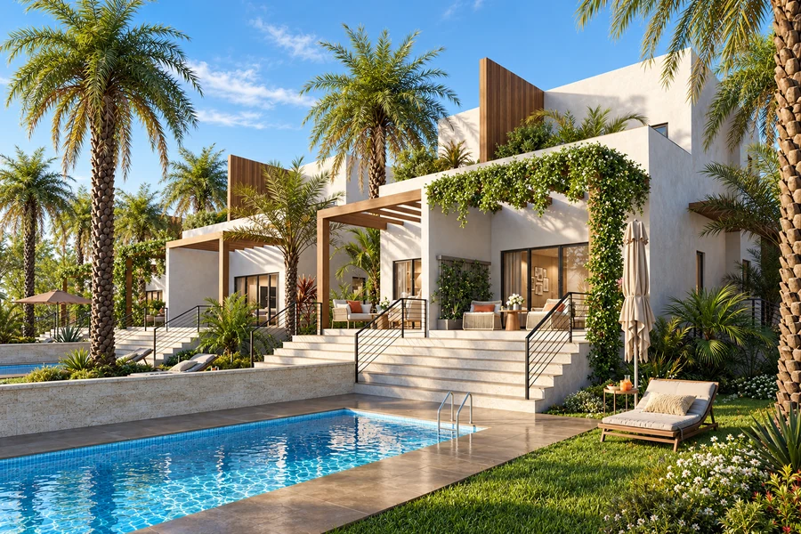 Beach Residences · 1A — visualización arquitectónica