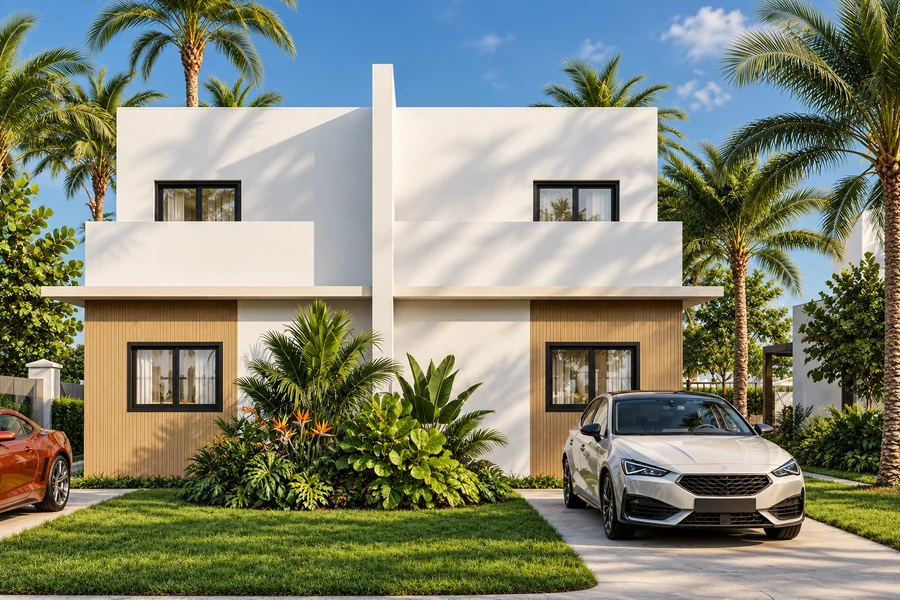 Coral Road Residence — visualización arquitectónica