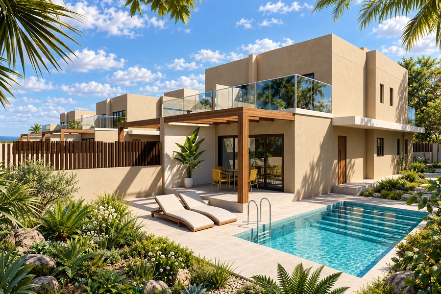 Sunny Beach Residences — visualización arquitectónica