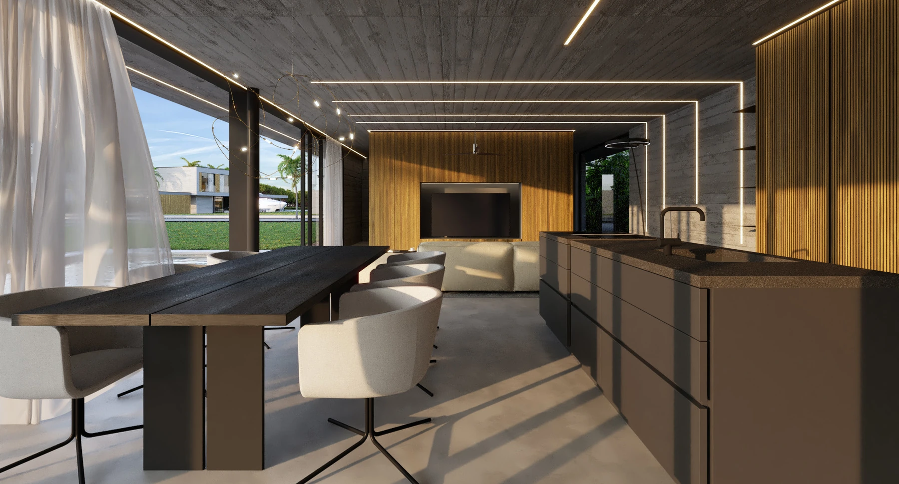 Visualización de diseño de cocina STEININGER