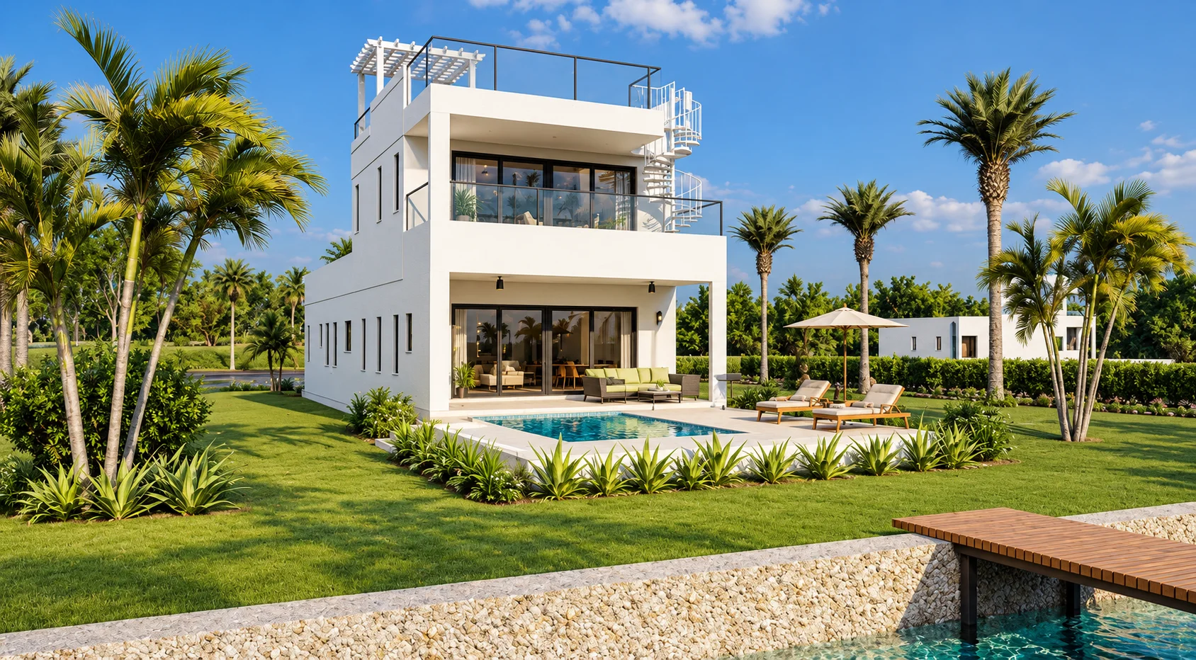 Bell Channel Villa — visualización del diseño 2